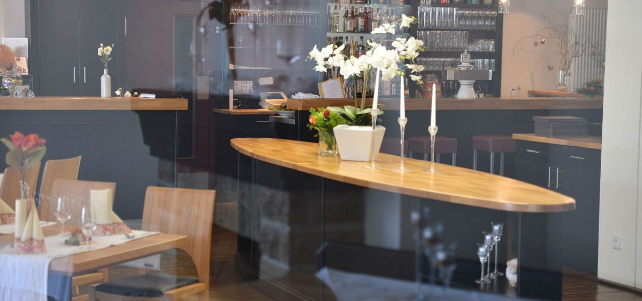 Theke im Restaurant Stadthalle Eschwege